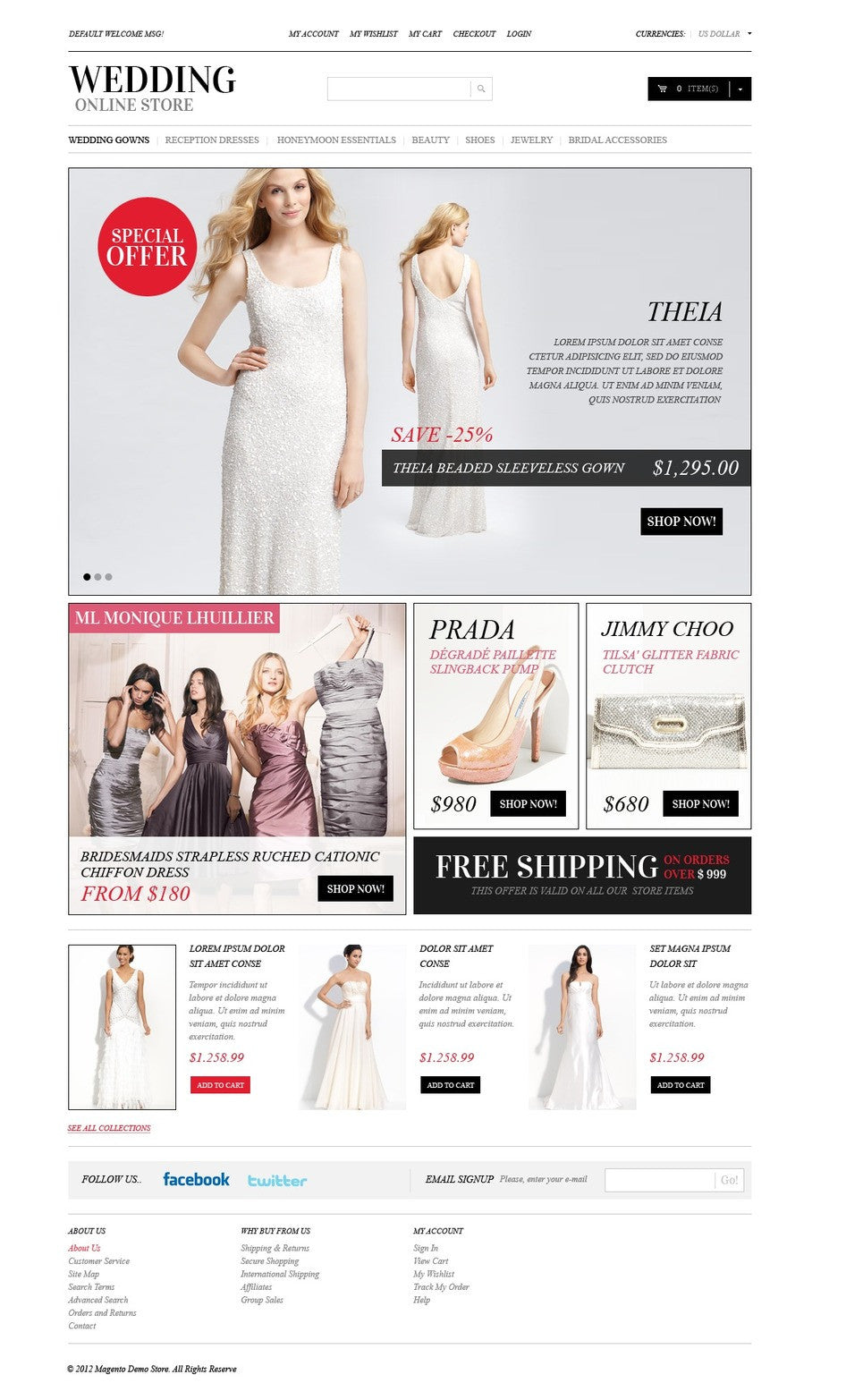 Magento Themes - GoWebBaby.Com