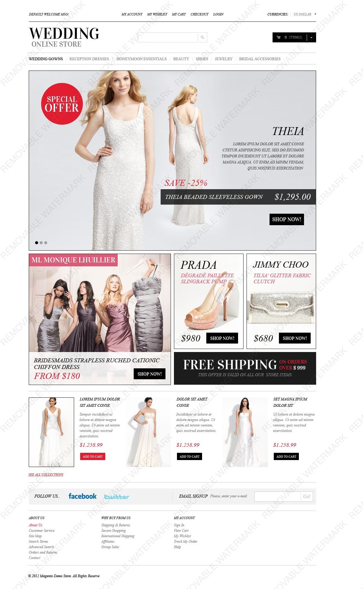 Magento Themes - GoWebBaby.Com