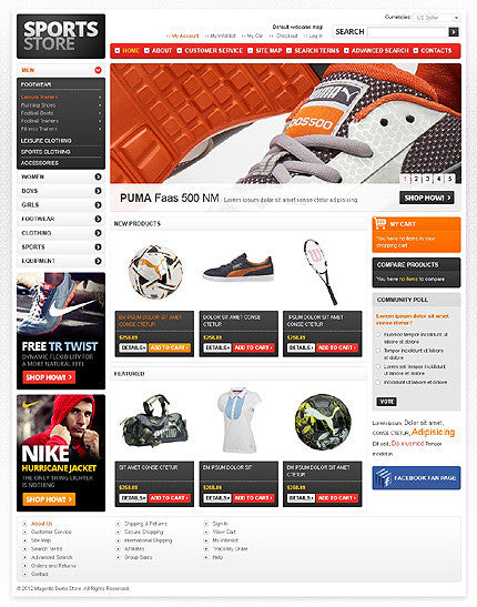 Magento Themes - GoWebBaby.Com