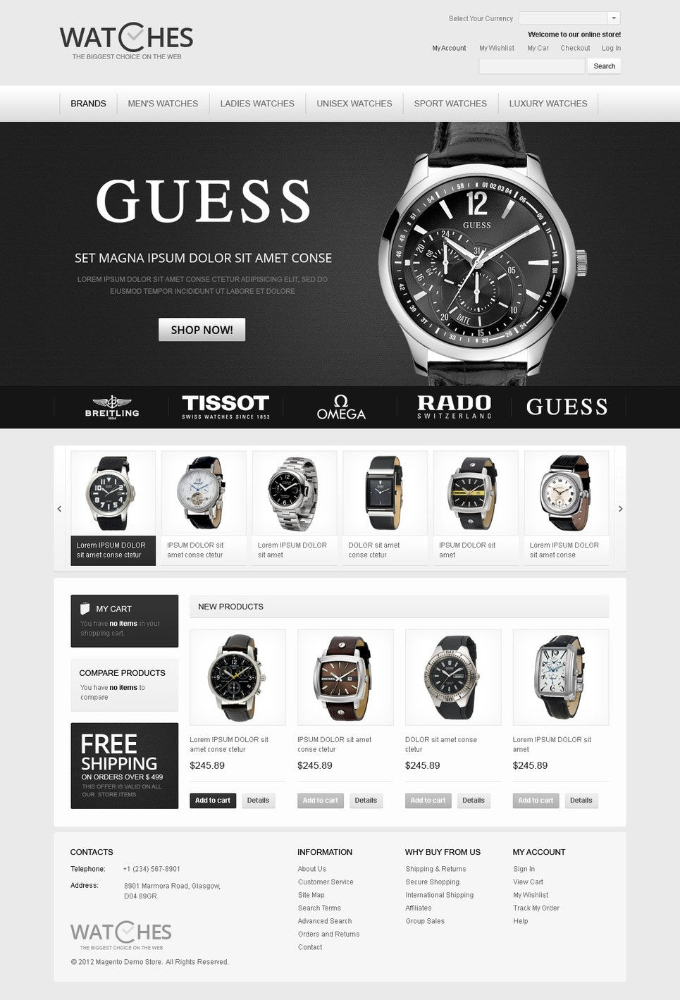 Magento Themes - GoWebBaby.Com