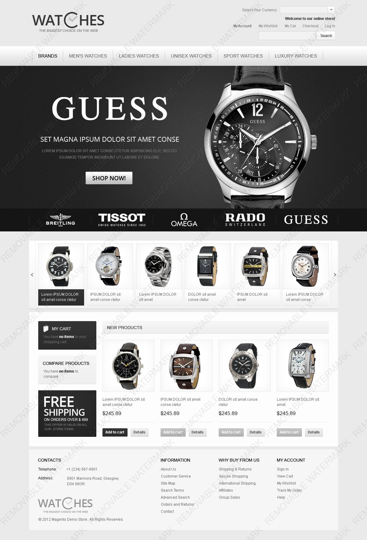 Magento Themes - GoWebBaby.Com