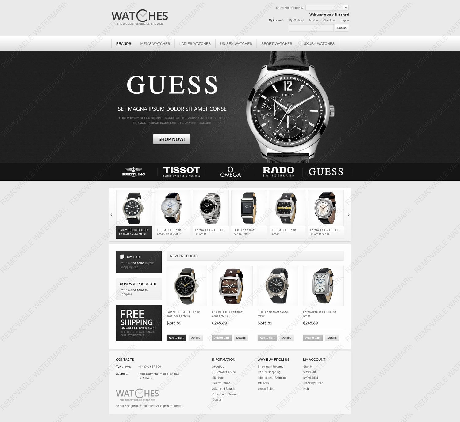 Magento Themes - GoWebBaby.Com