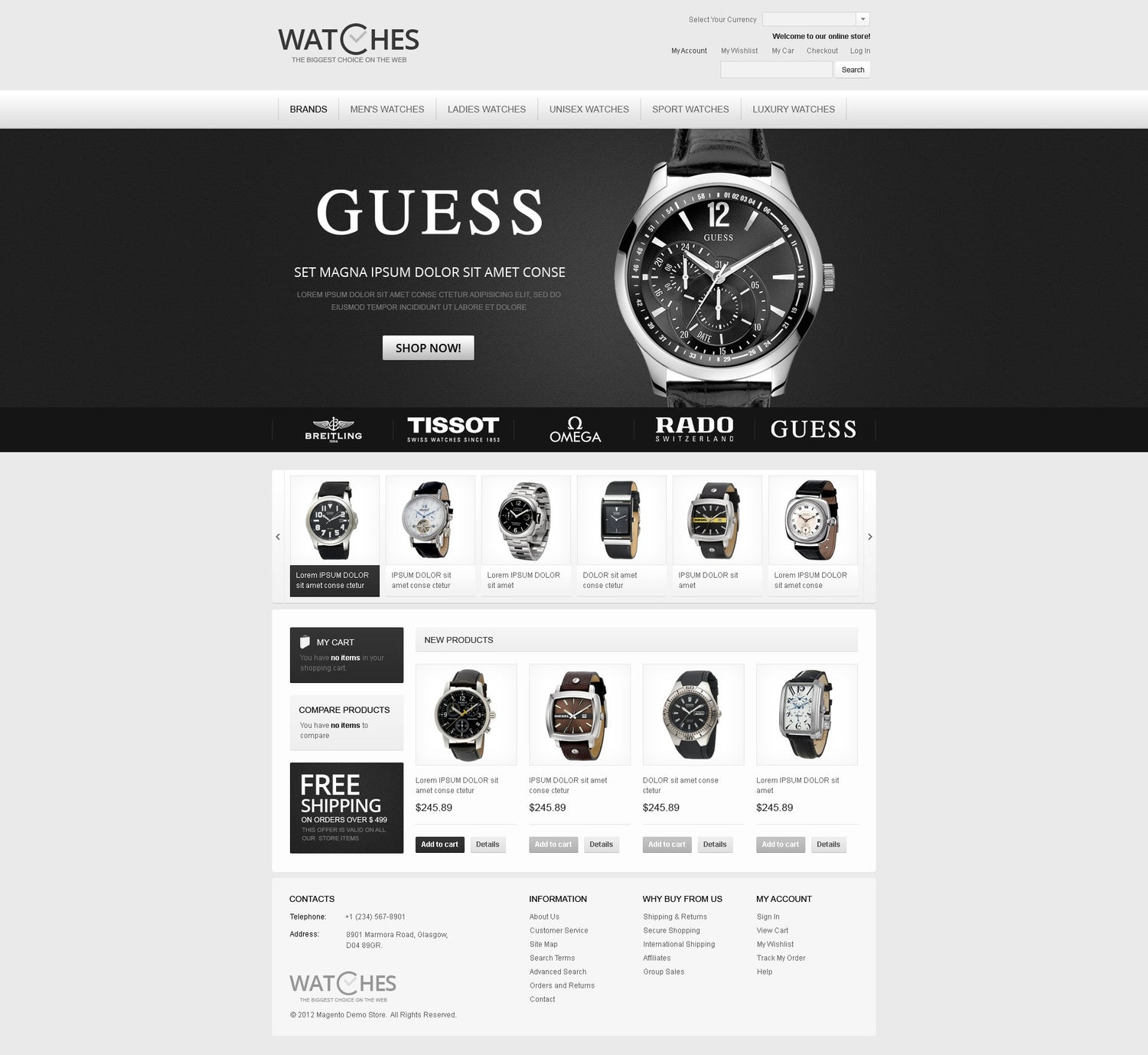 Magento Themes - GoWebBaby.Com