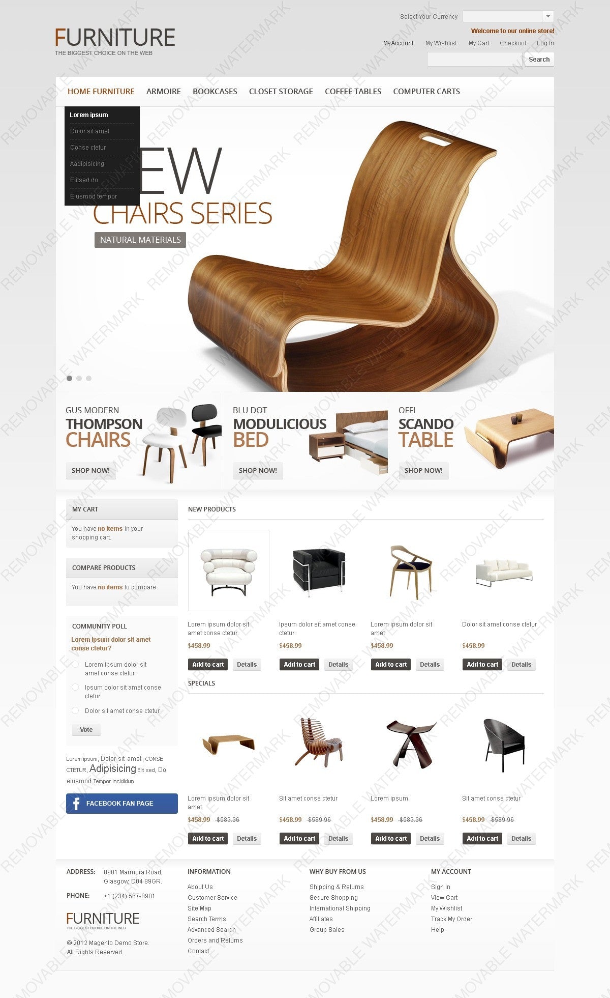 Magento Themes - GoWebBaby.Com