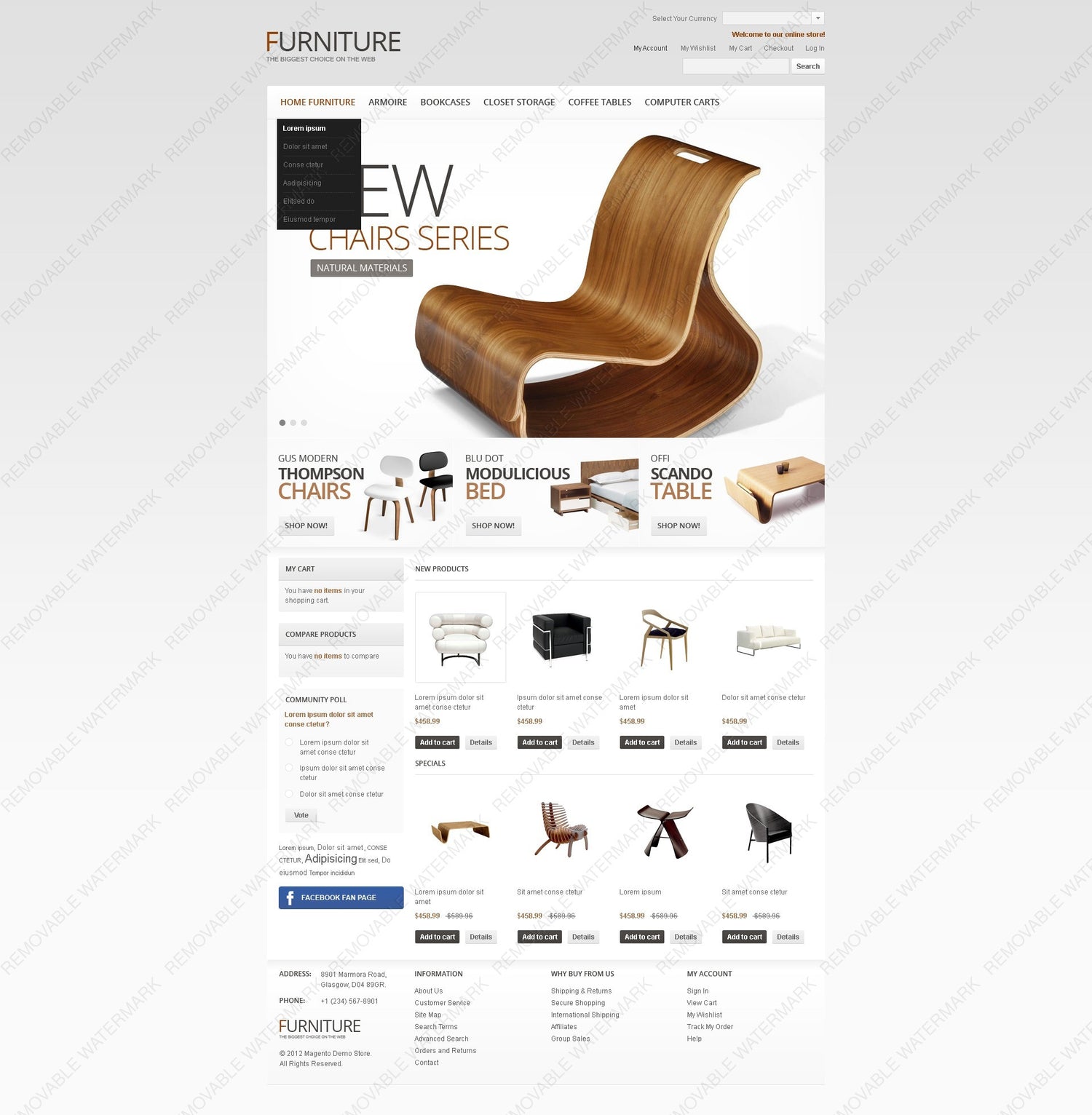 Magento Themes - GoWebBaby.Com