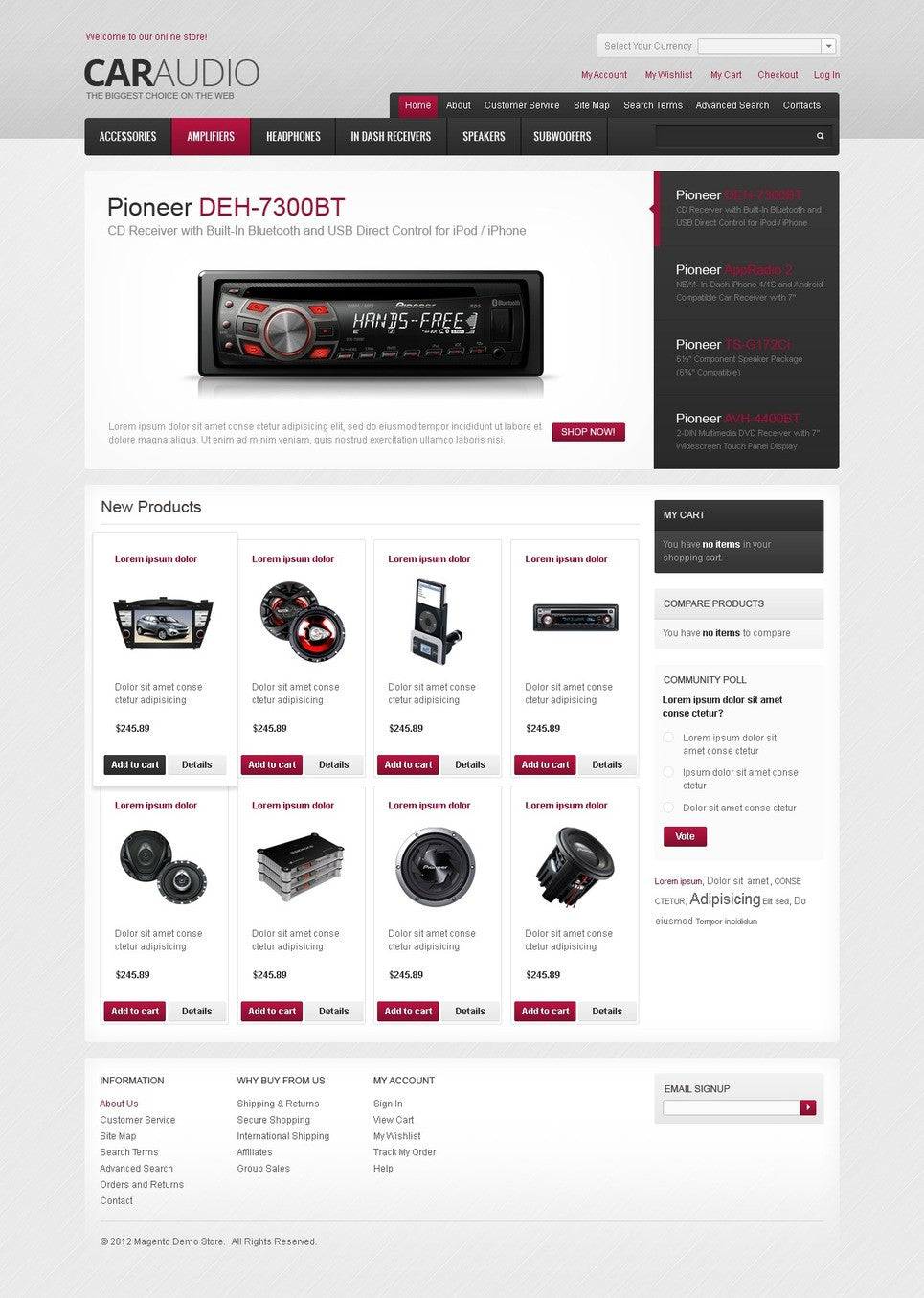 Magento Themes - GoWebBaby.Com