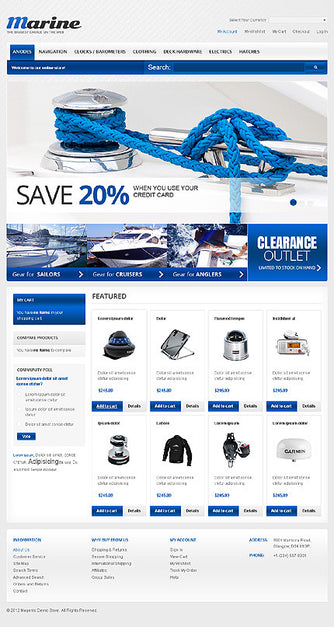 Magento Themes - GoWebBaby.Com