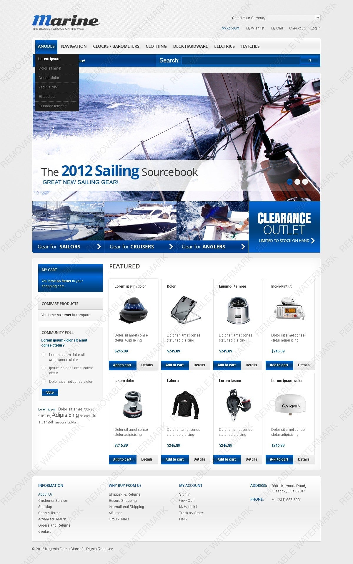 Magento Themes - GoWebBaby.Com