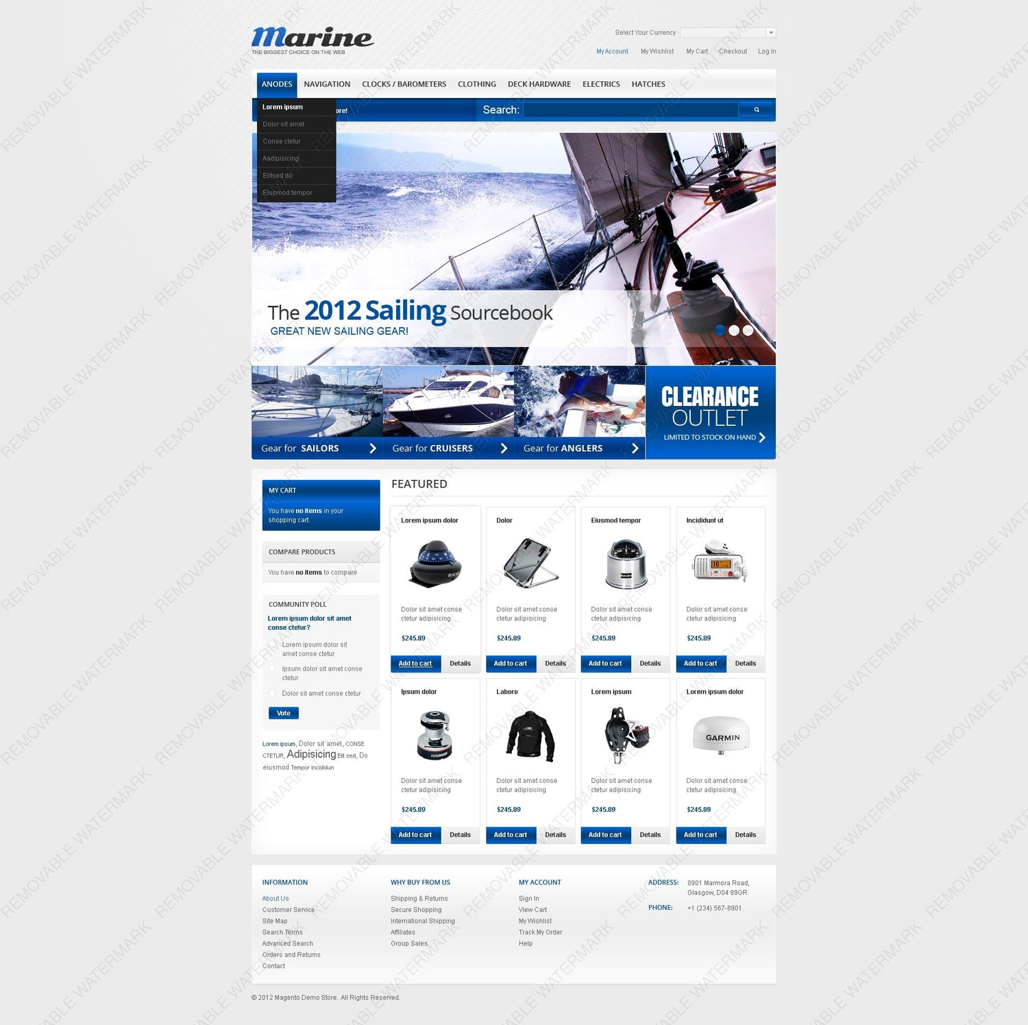 Magento Themes - GoWebBaby.Com