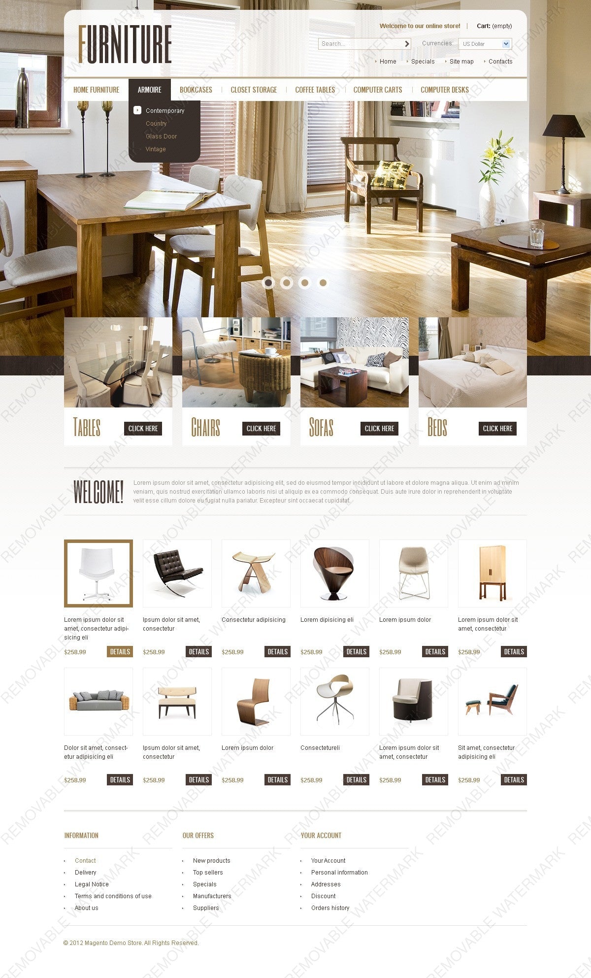 Magento Themes - GoWebBaby.Com
