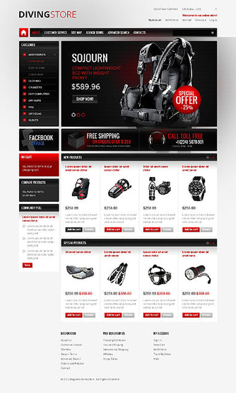 Magento Themes - GoWebBaby.Com