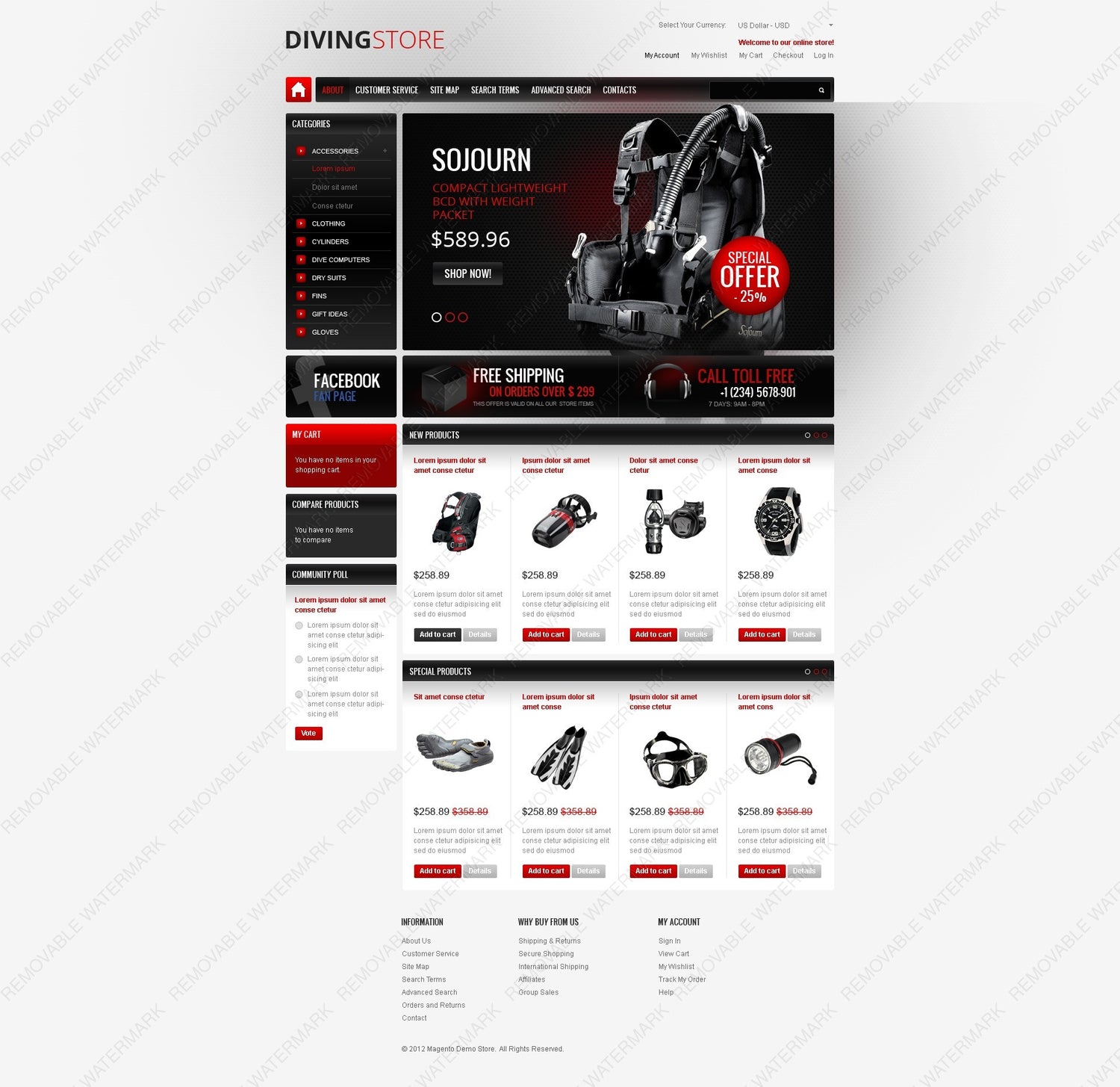 Magento Themes - GoWebBaby.Com