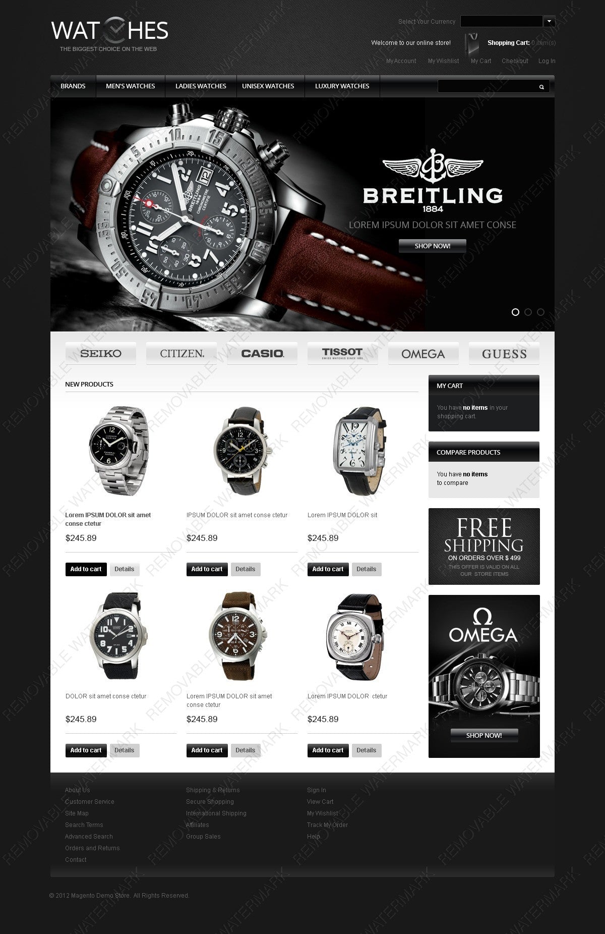 Magento Themes - GoWebBaby.Com