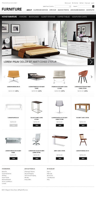 Magento Themes - GoWebBaby.Com