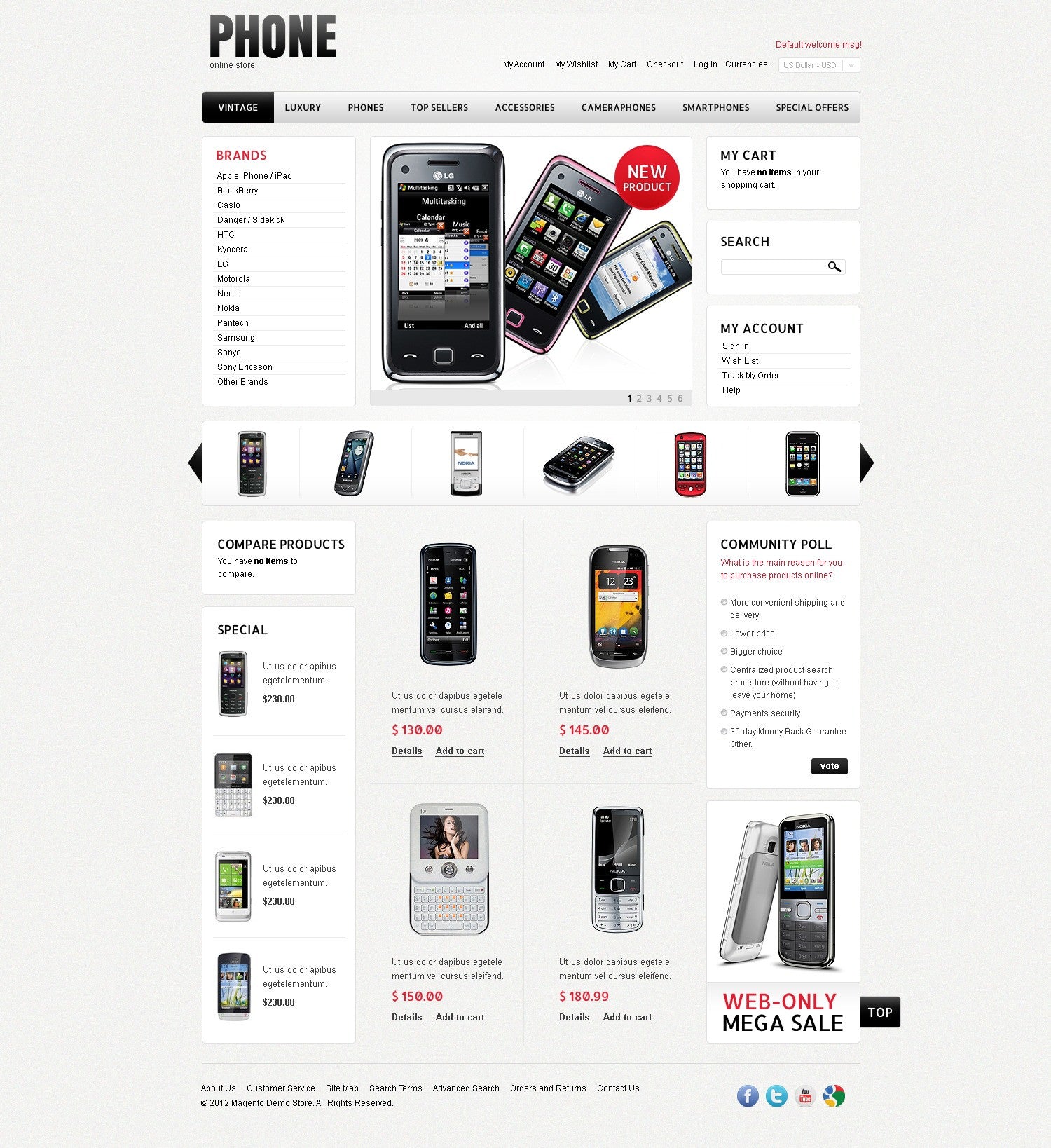 Magento Themes - GoWebBaby.Com
