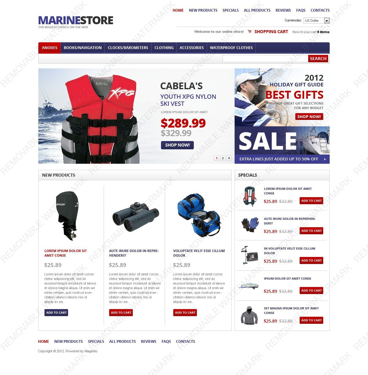 Magento Themes - GoWebBaby.Com