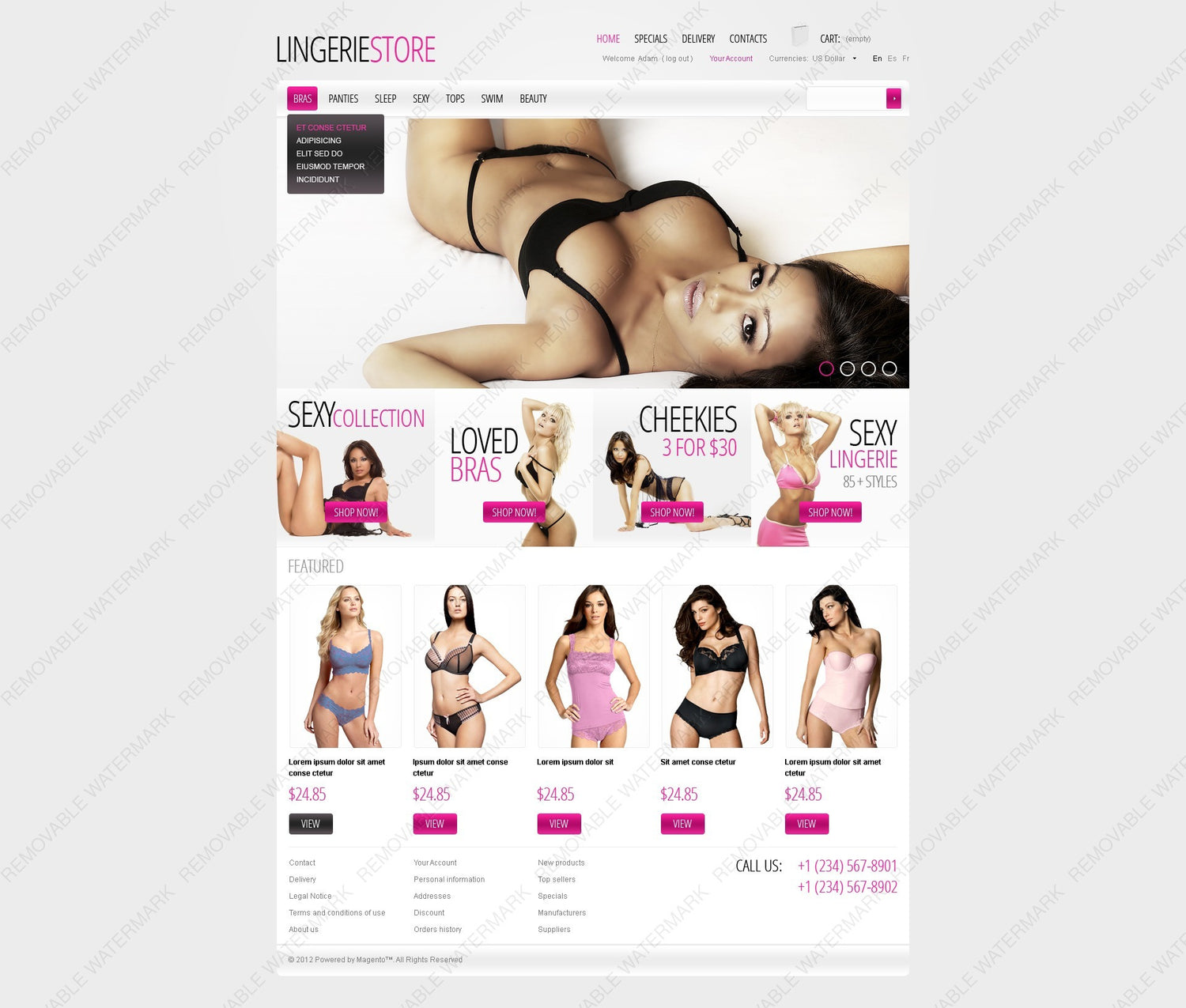 Magento Themes - GoWebBaby.Com