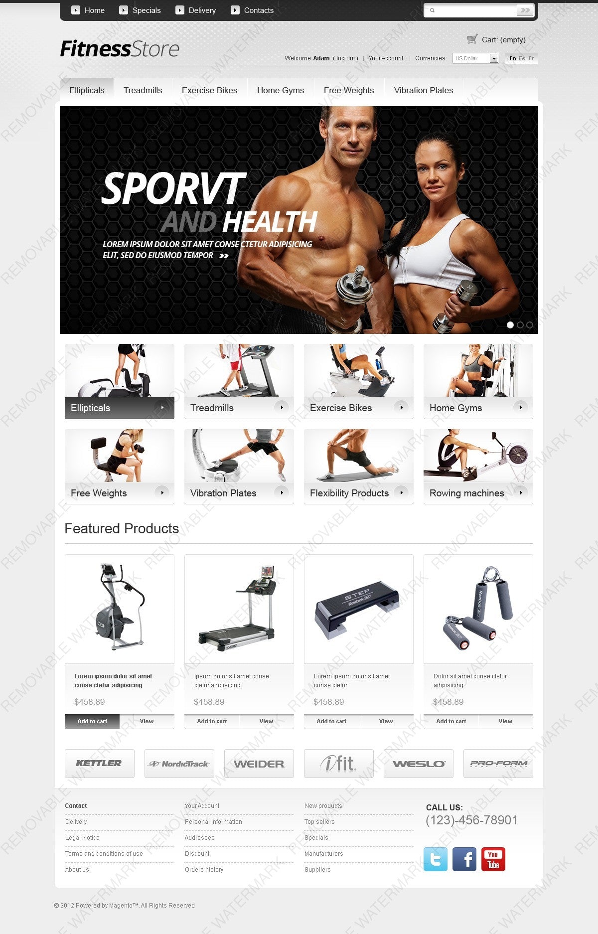 Magento Themes - GoWebBaby.Com