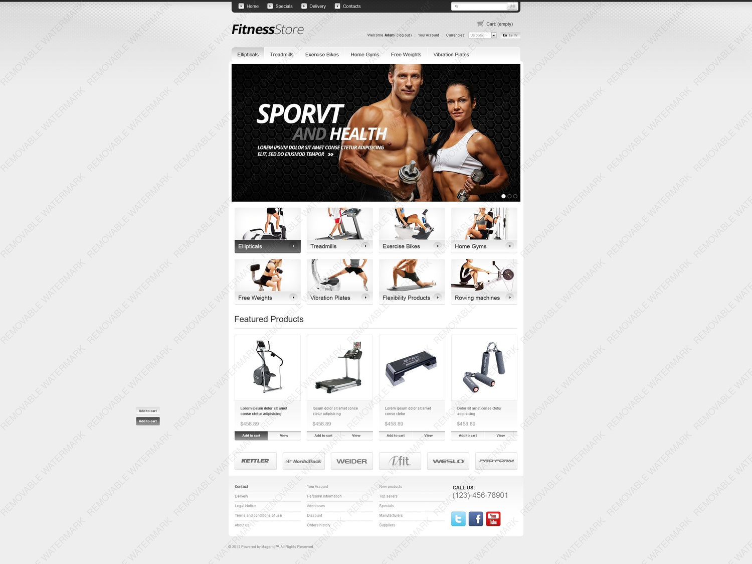 Magento Themes - GoWebBaby.Com
