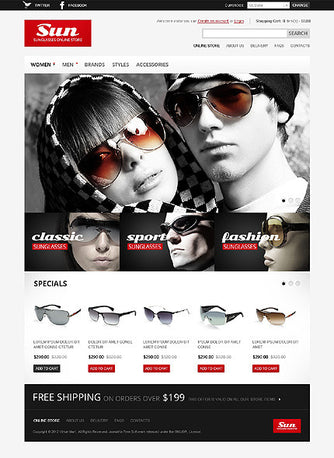 Magento Themes - GoWebBaby.Com