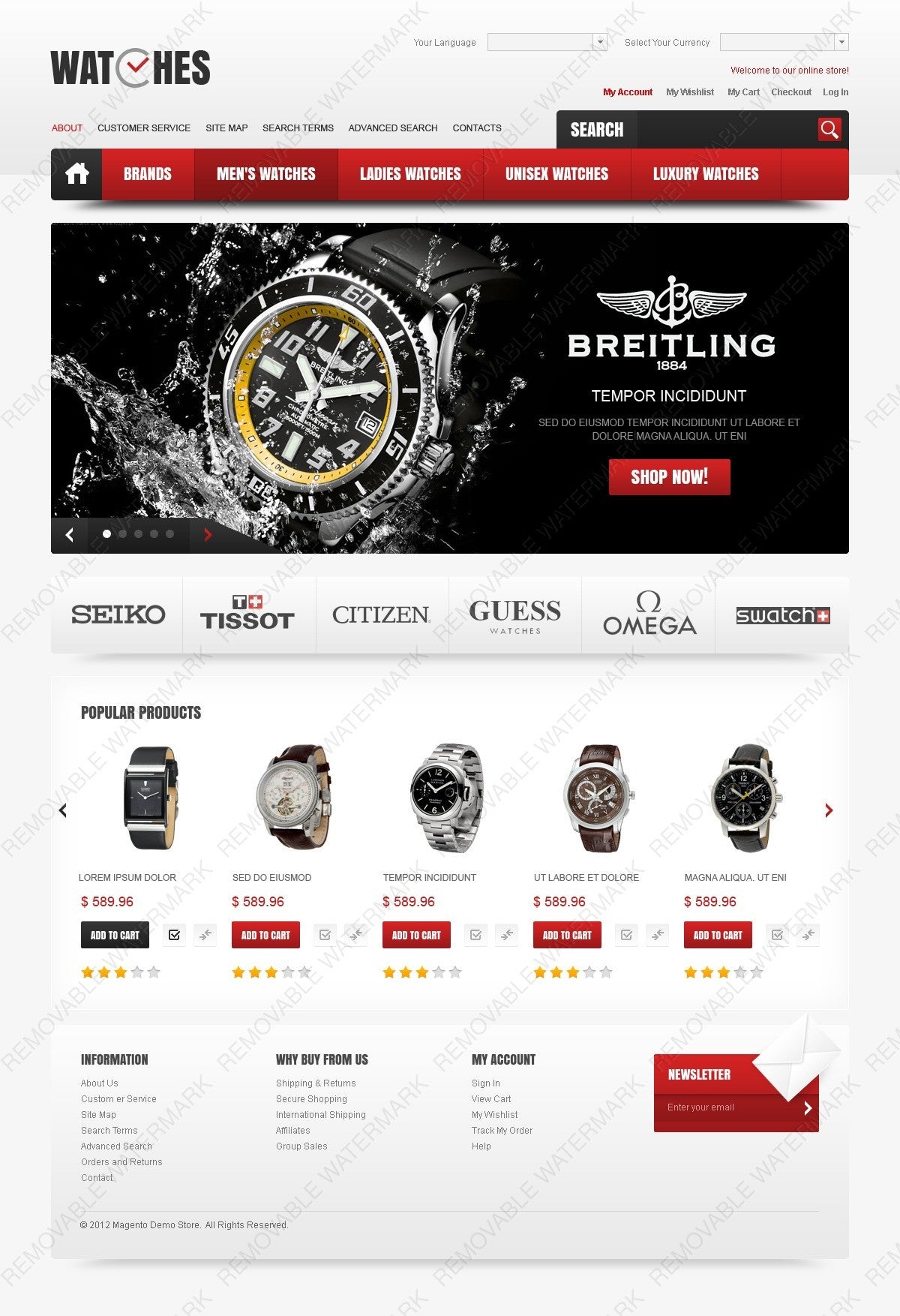 Magento Themes - GoWebBaby.Com