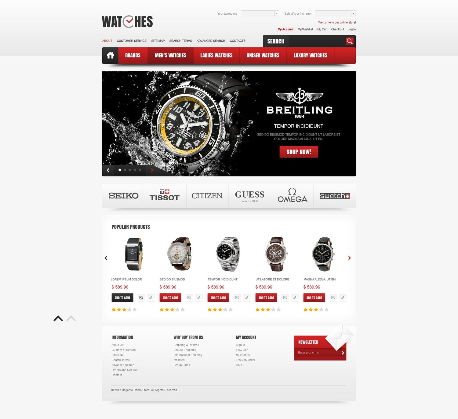 Magento Themes - GoWebBaby.Com