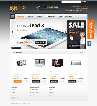 Magento Themes - GoWebBaby.Com
