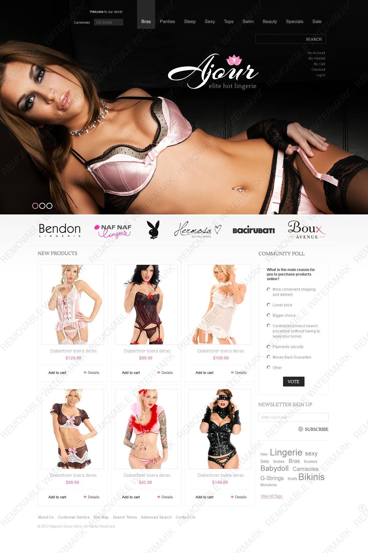Magento Themes - GoWebBaby.Com