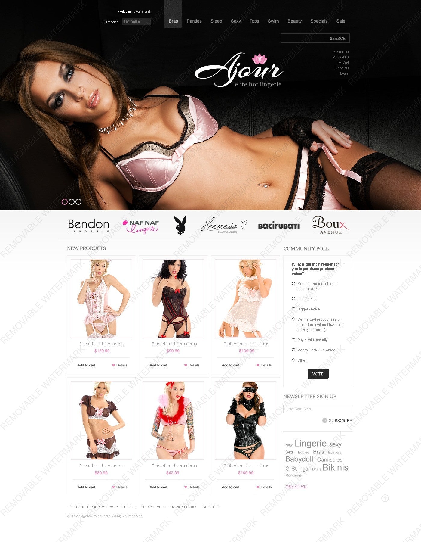 Magento Themes - GoWebBaby.Com
