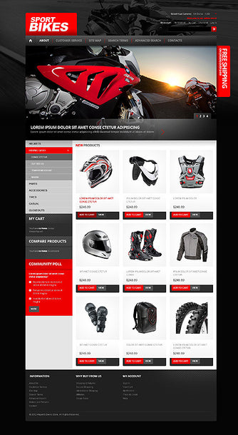 Magento Themes - GoWebBaby.Com