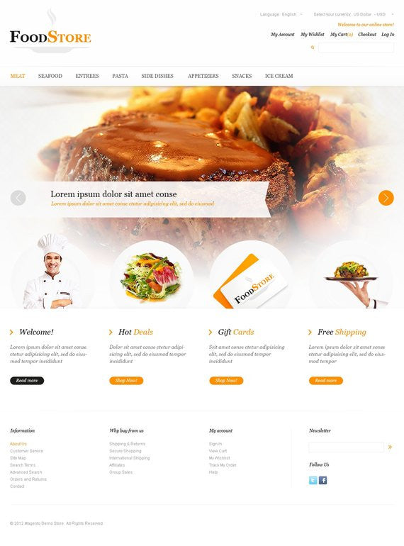 Magento Themes - GoWebBaby.Com