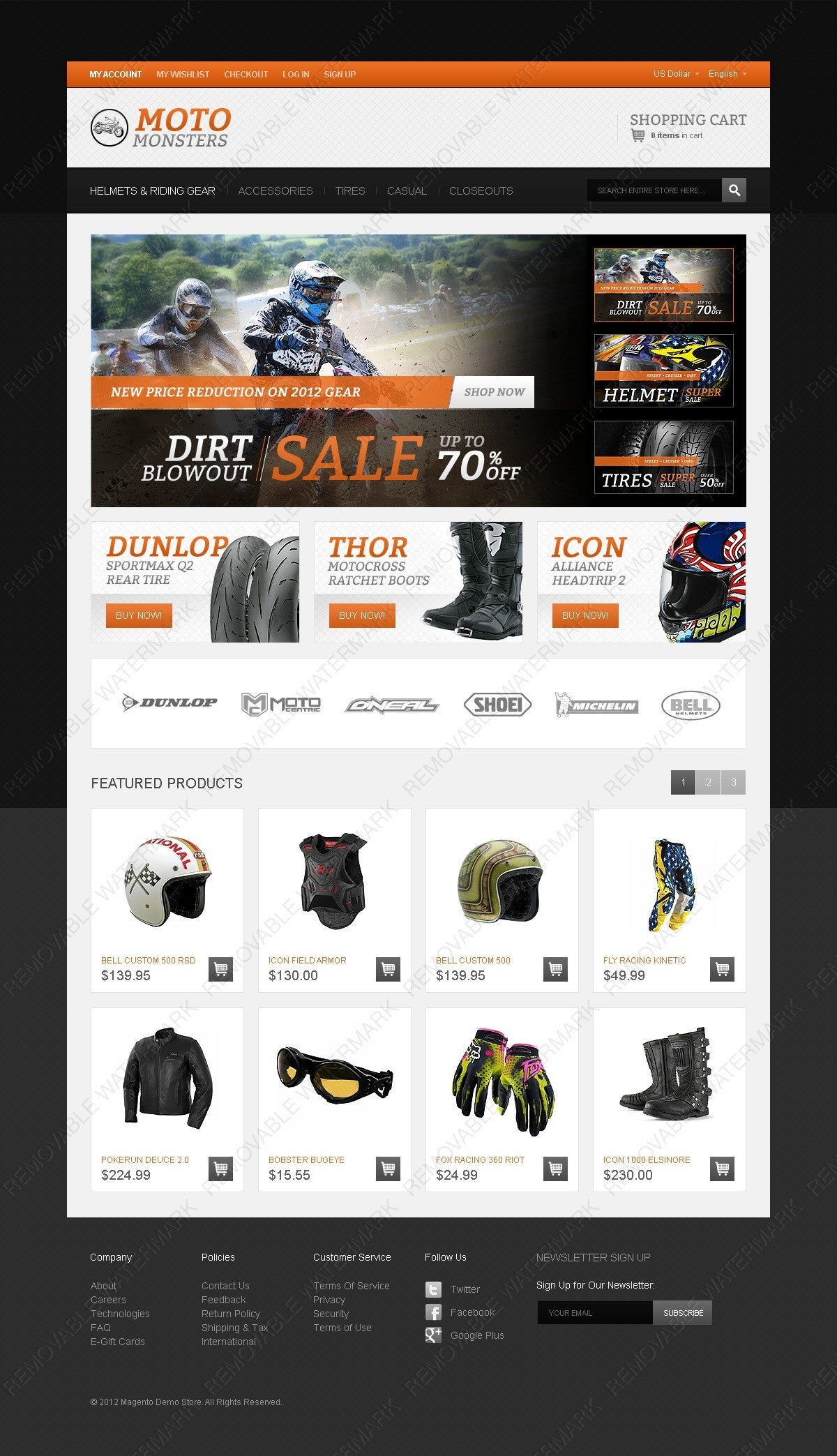Magento Themes - GoWebBaby.Com