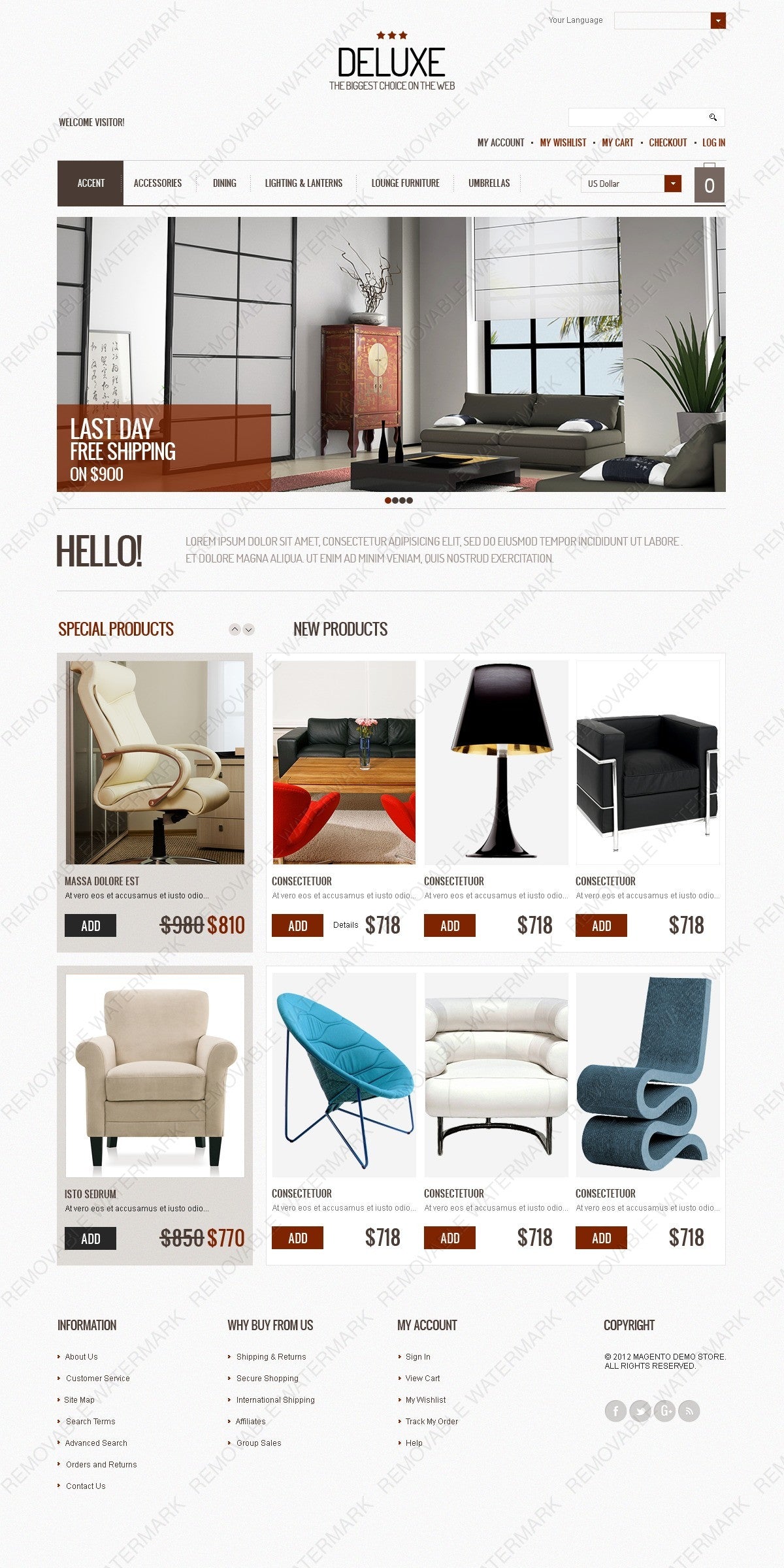 Magento Themes - GoWebBaby.Com