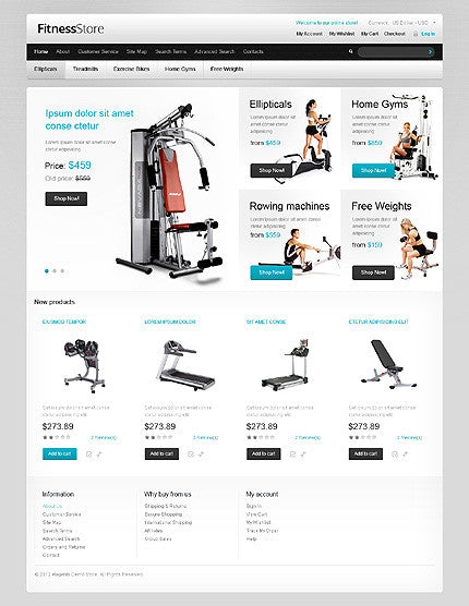 Magento Themes - GoWebBaby.Com