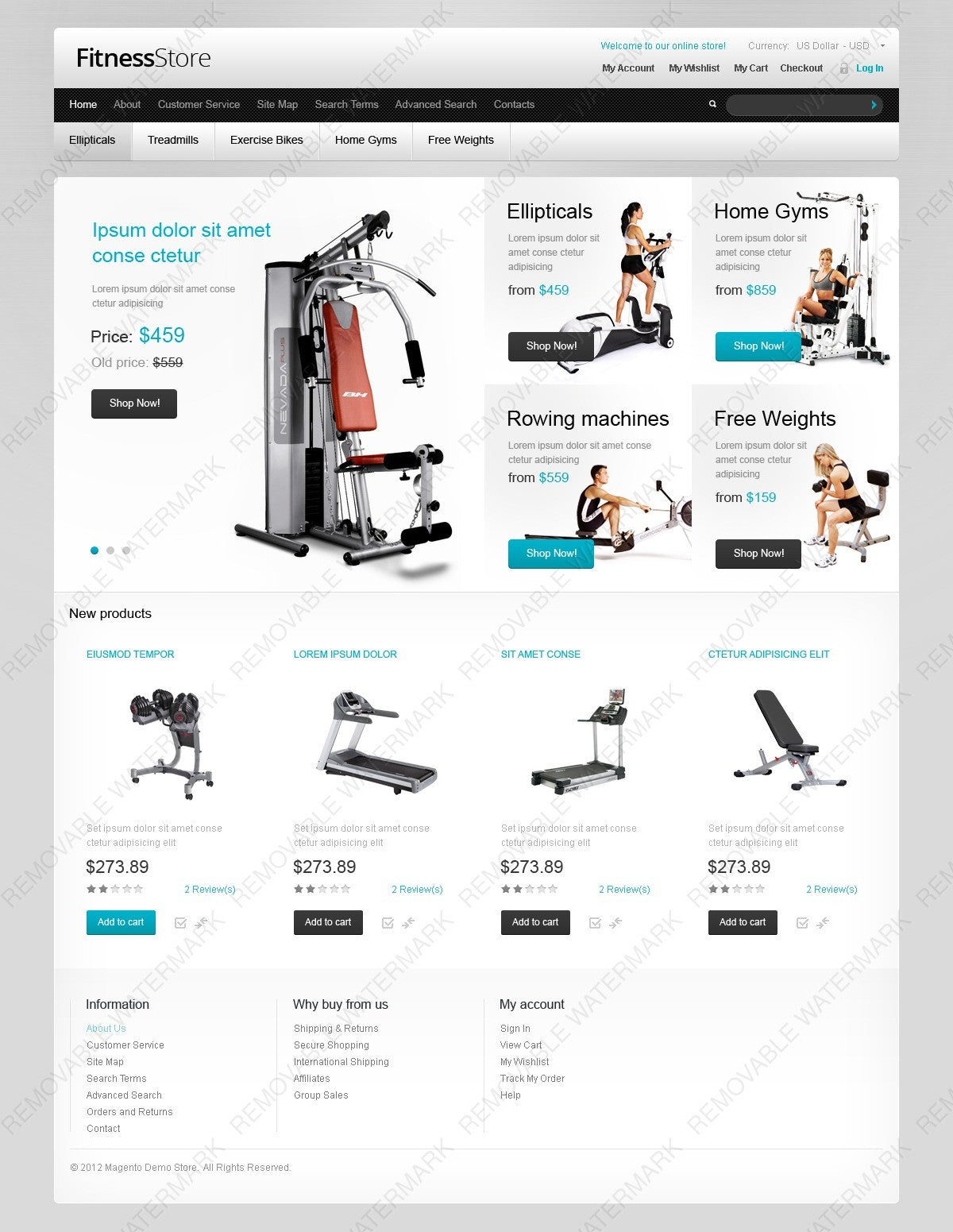 Magento Themes - GoWebBaby.Com