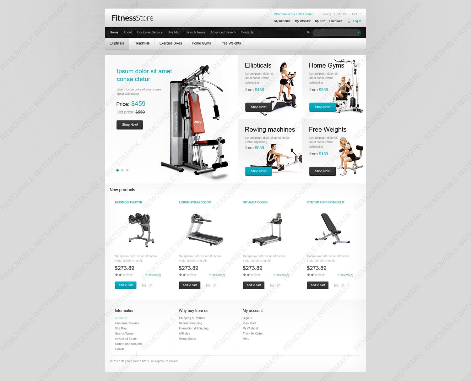 Magento Themes - GoWebBaby.Com