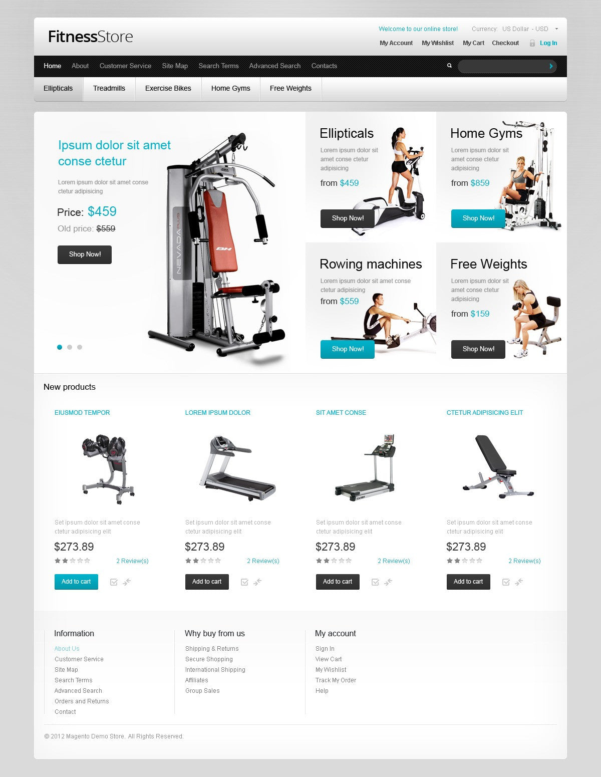 Magento Themes - GoWebBaby.Com