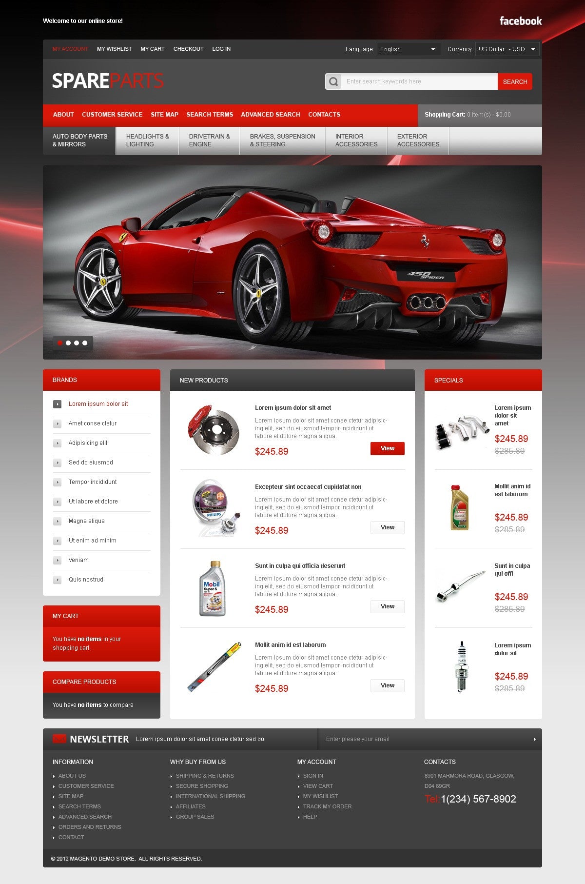 Magento Themes - GoWebBaby.Com