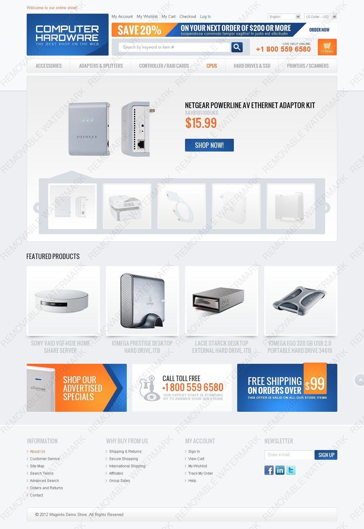Magento Themes - GoWebBaby.Com
