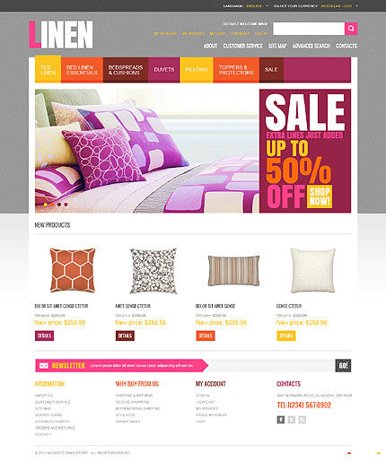 Magento Themes - GoWebBaby.Com