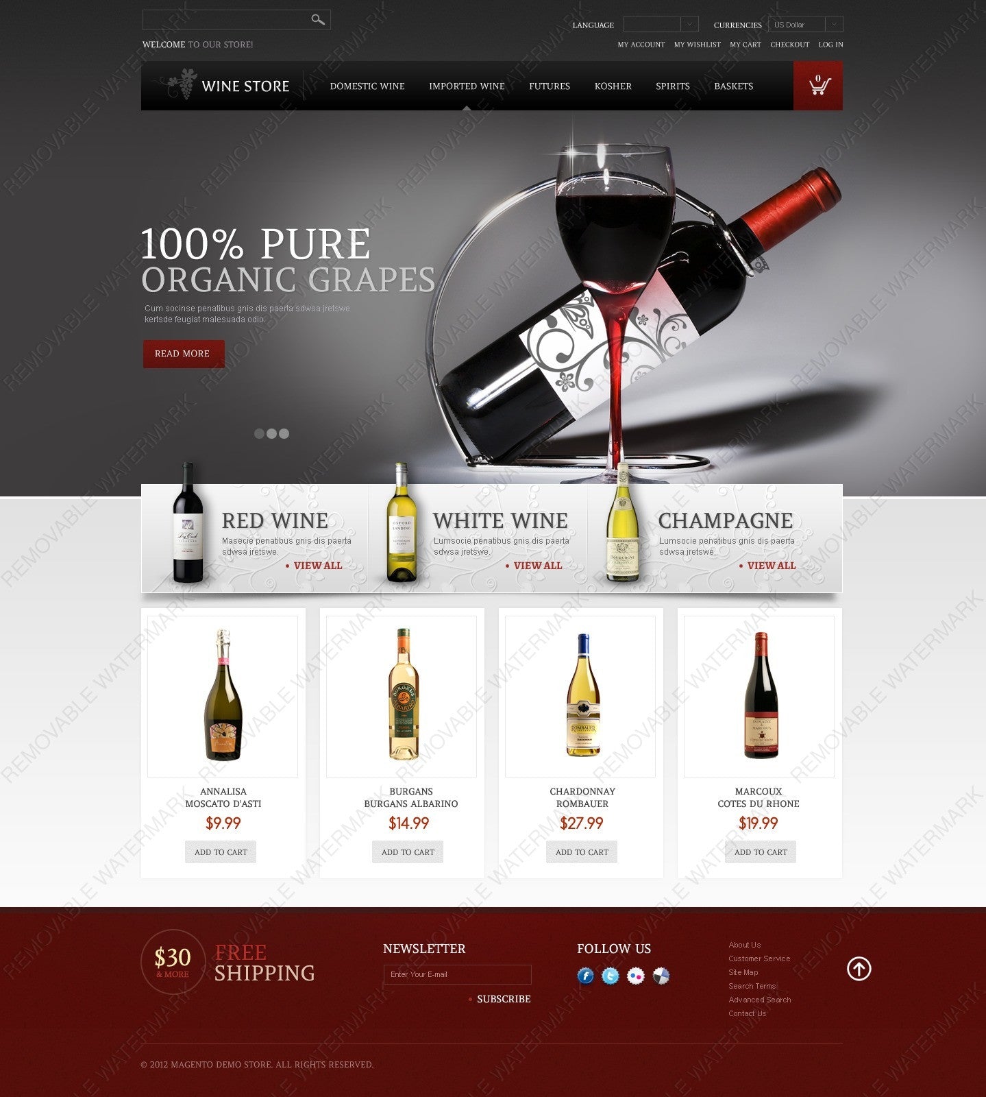 Magento Themes - GoWebBaby.Com