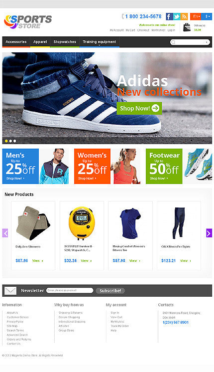 Magento Themes - GoWebBaby.Com