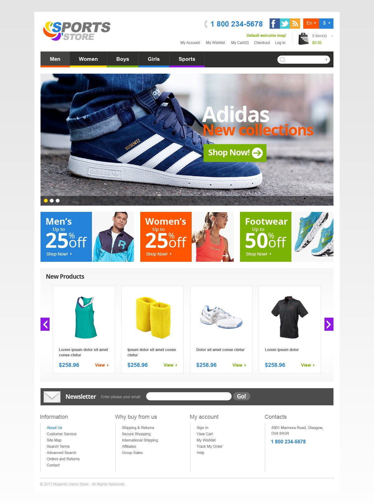 Magento Themes - GoWebBaby.Com