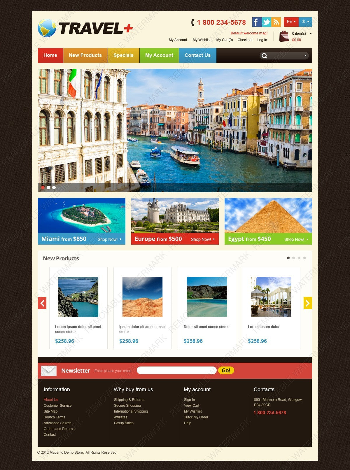 Magento Themes - GoWebBaby.Com