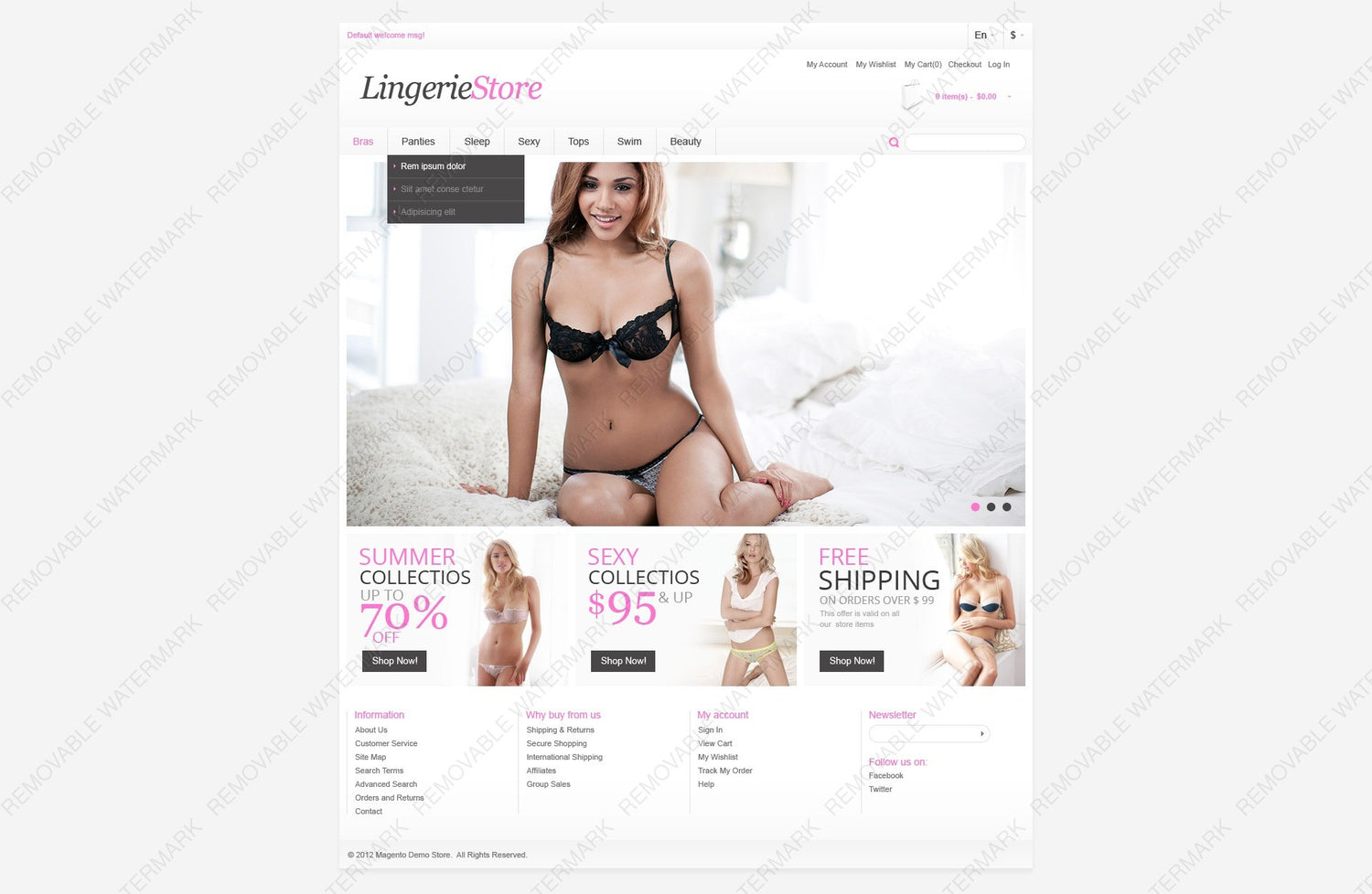 Magento Themes - GoWebBaby.Com