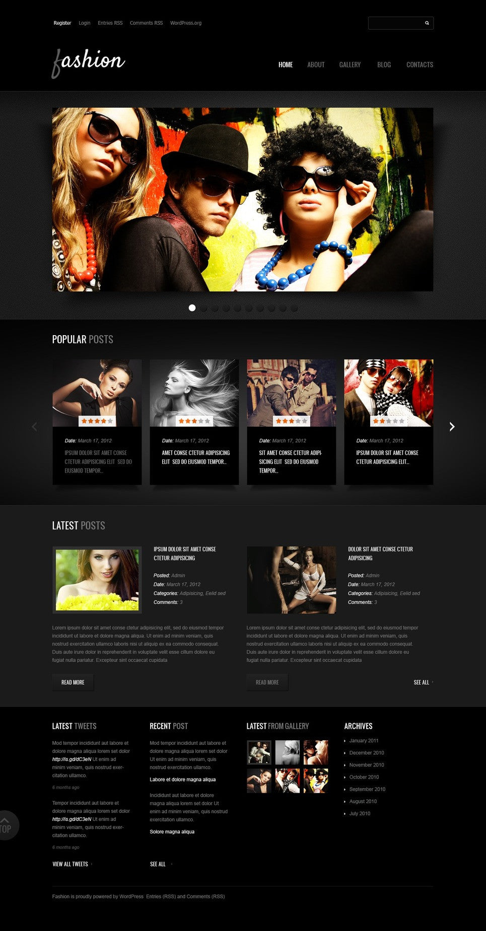 WordPress Themes - GoWebBaby.Com