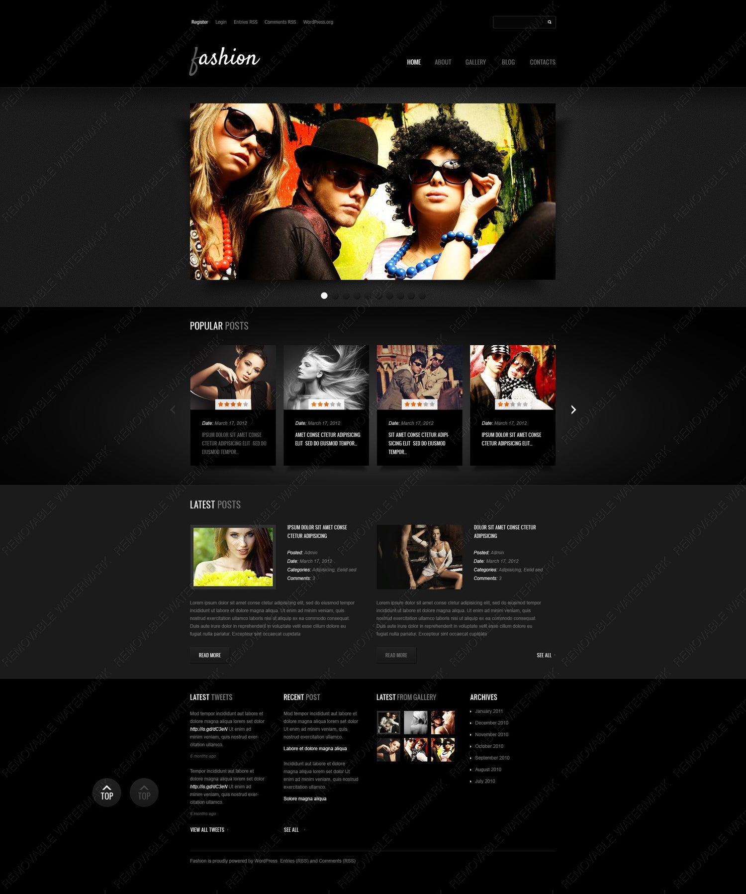 WordPress Themes - GoWebBaby.Com