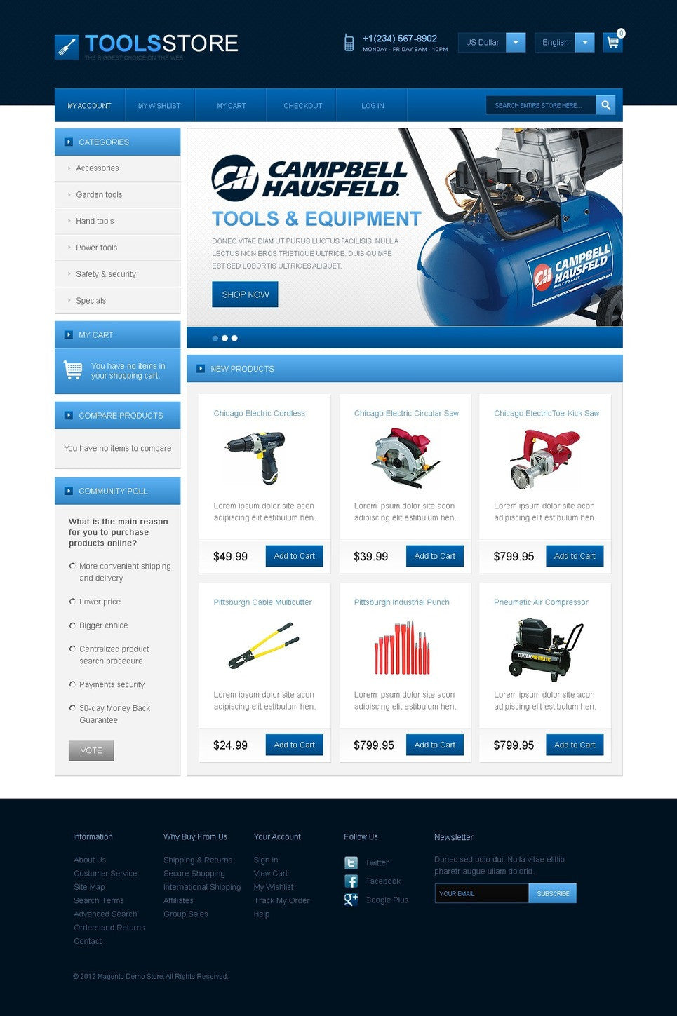 Magento Themes - GoWebBaby.Com