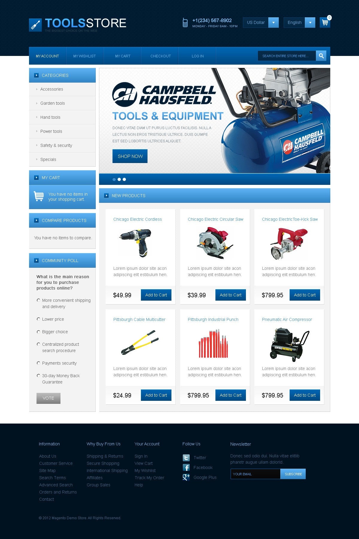 Magento Themes - GoWebBaby.Com