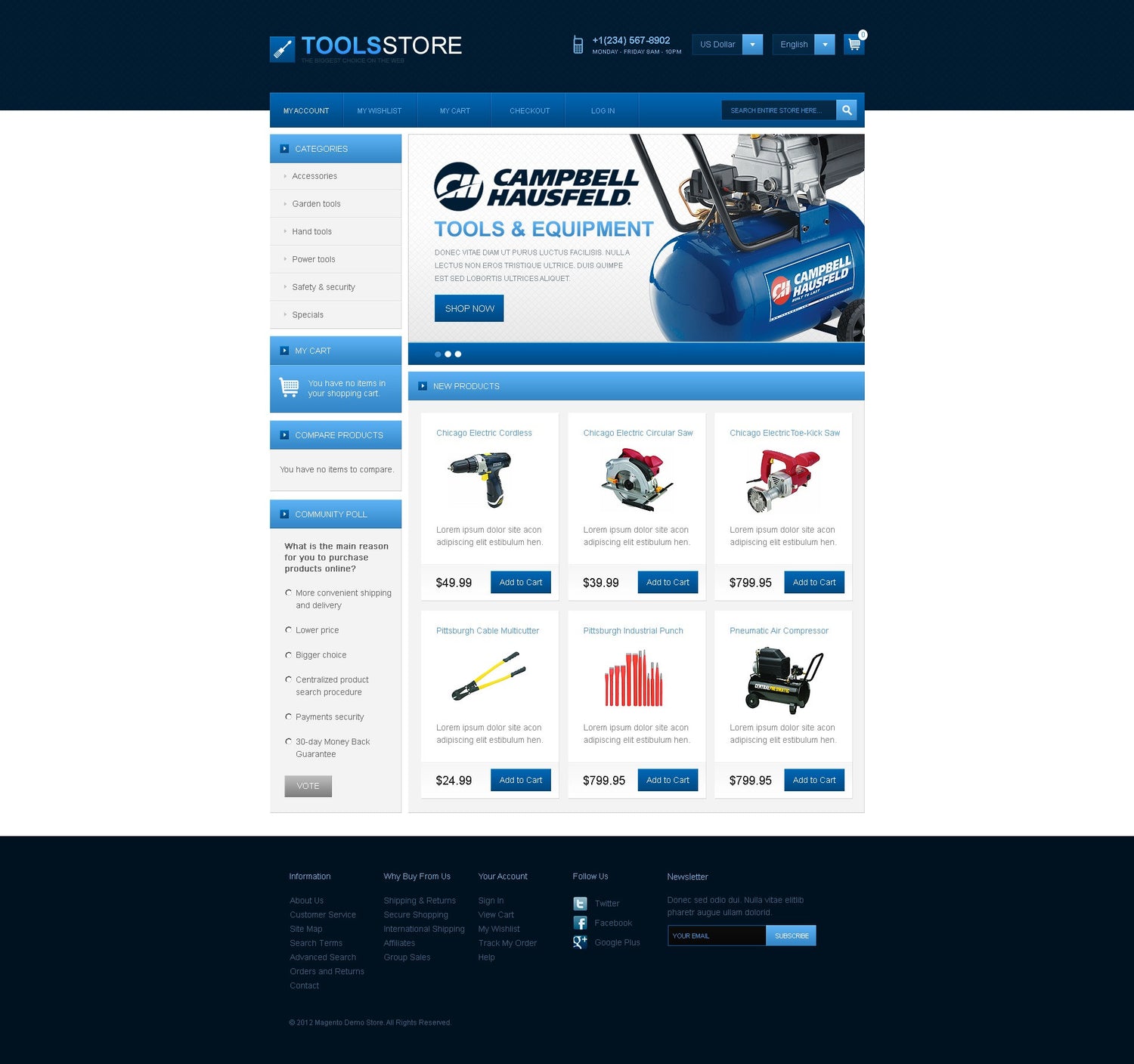 Magento Themes - GoWebBaby.Com